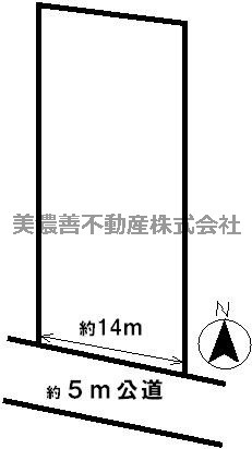 ４０１７９　岐阜市世保南土地の区画図