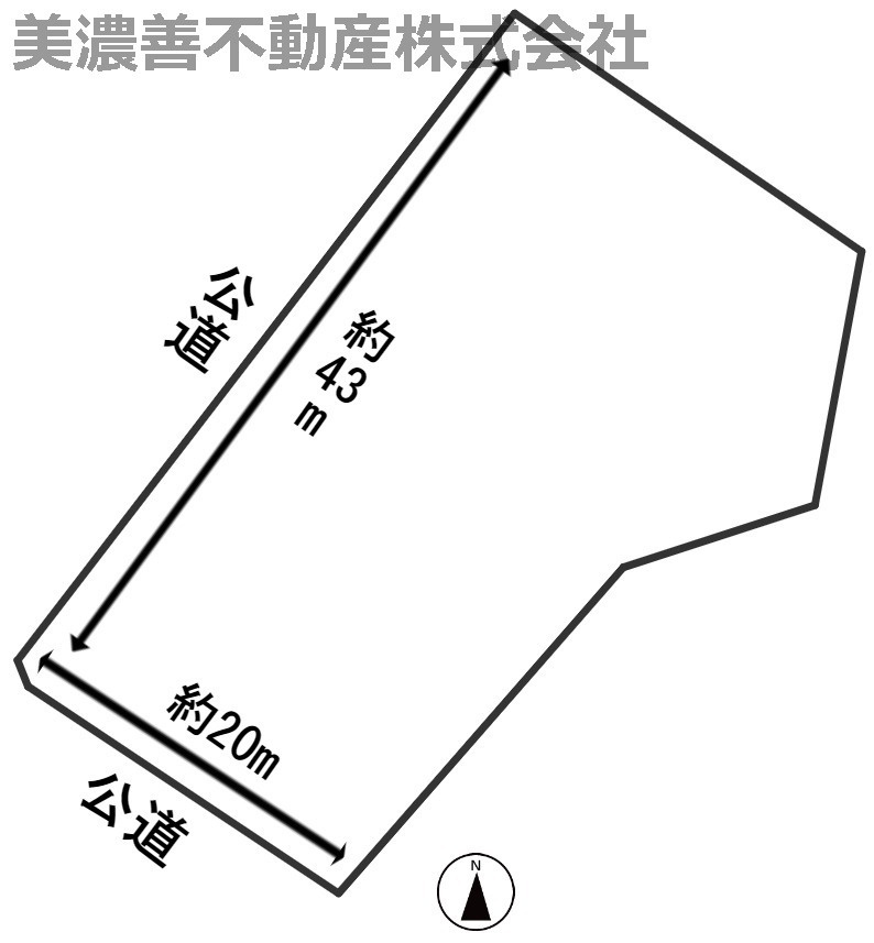 ４１９１４　岐阜市出屋敷土地の区画図