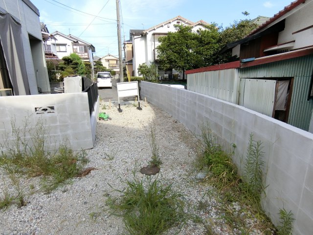 明石市大久保町松陰　土地の前面道路含む現地写真