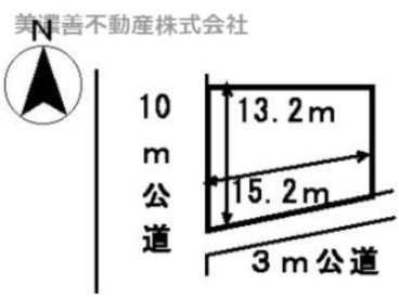 １９０６８　岐阜市岩崎土地の区画図