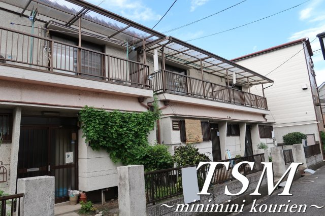 北中振２戸１貸家の外観|南向きバルコニーの物件