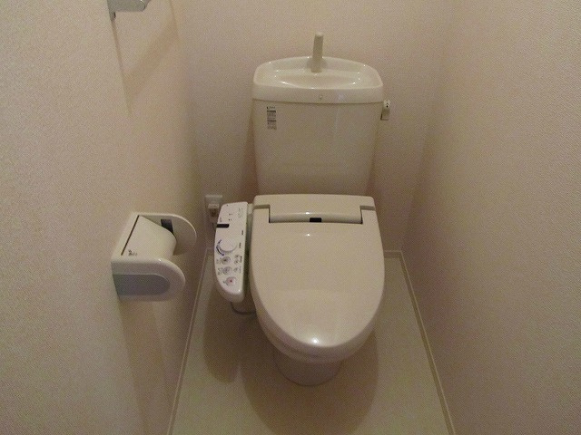 メゾンｅコート　Ａ棟のトイレ|落ち着いたトイレです