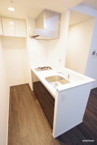 スワンズシティ大手前レーヴェ　仲介手数料無料のキッチン