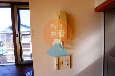 【セキュリティ】 | 五百羅漢アパートメント | ＴＶモニター付きインターホン