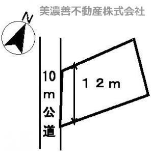 ３０３７０　岐阜市洞土地の区画図