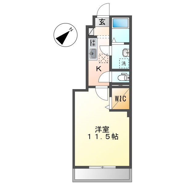 ミルキーウェイ酒津の間取り