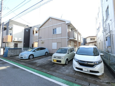 【外観】 | ヒロハウス | 2階部分・洋室8帖の1Kアパートです