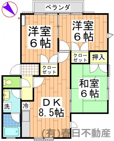 【間取り】 | CATVネットWi-Fi使用料無料です