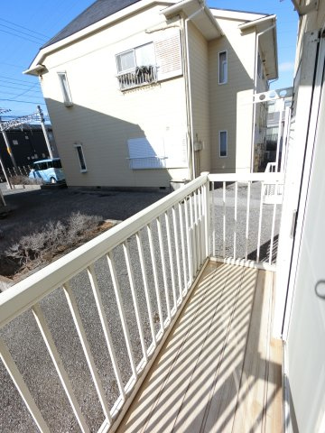 【バルコニー】 | 広めのベランダです