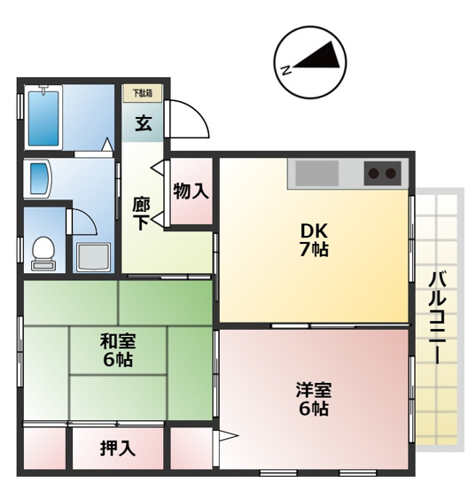 【間取り】 | しろがねハイツ