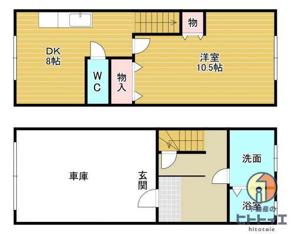 ユノソハイツ蒲原の間取り|2Kです