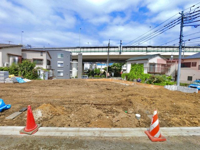 板橋区泉町新築一戸建て【全８棟】の外観|9月撮影