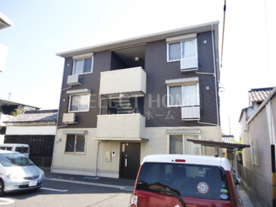 【外観】 | ハイツ岡崎柱南棟 | 落ち着いた雰囲気の外観です