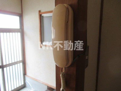 【設備】 | 中小阪1丁目テラスハウス（河内小阪賃貸） | インターフォンです