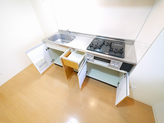 マンション南京終のキッチン|きれいなキッチンです