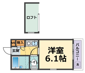 【間取り】 | シャルマンフジ西宮 |  シャルマンフジ西宮