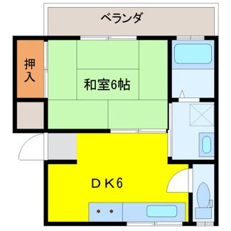 【間取り】 | シャトーコスモスⅠ