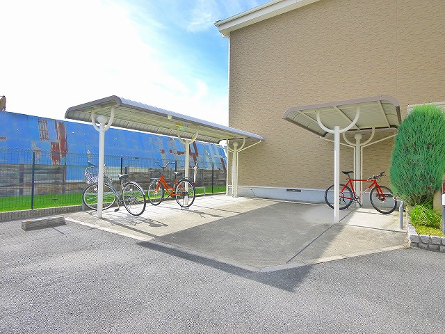 アムール　パティオのその他共用部分|自転車置き場が広いです