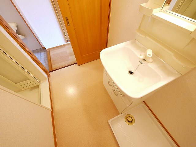アムール　パティオの洗面所|使いやすい洗面所です