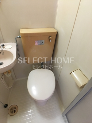 【トイレ】 | コーポみどり | 落ち着いた色調のトイレです