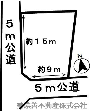 ４３９３６ 揖斐郡揖斐川町谷汲深坂土地の区画図