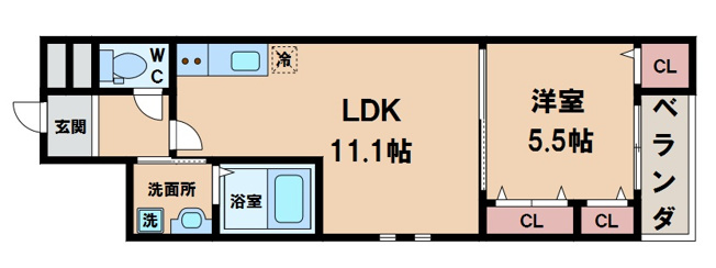【間取り】 | フジパレス山坂