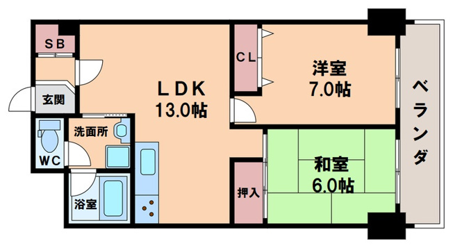【間取り】 | ハイツ天王寺１号館