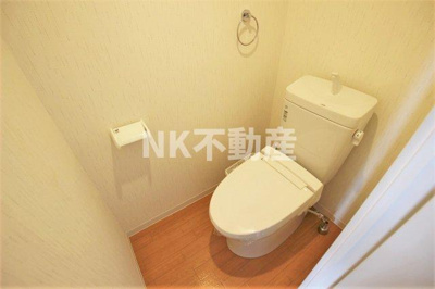 【トイレ】 | ネモフィラ（八戸ノ里賃貸） | 清潔感のあるトイレです