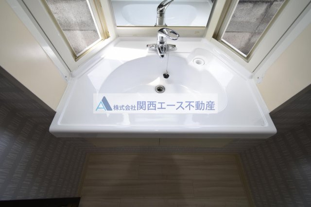 【洗面所】 | 山城町１丁目貸家
