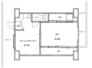 【間取り】 | ビレッジハウス春木2号棟