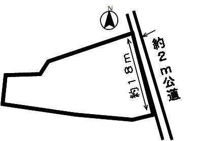 ４９０５６　岐阜市領下土地の区画図