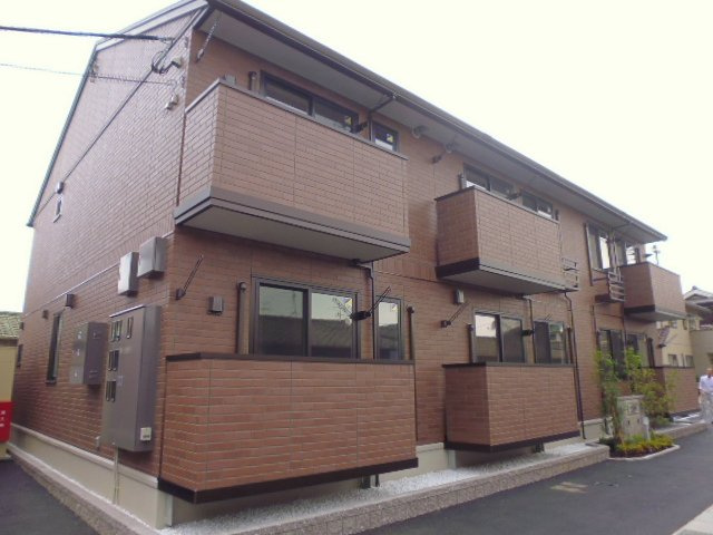 倉敷市連島町連島のアパートの外観