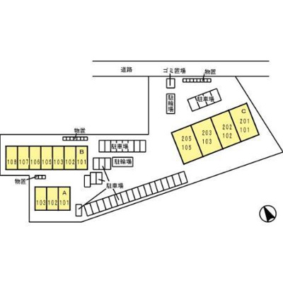 【駐車場】 | エトワールC | 駐車場があるので、車を買う予定の方も安心です