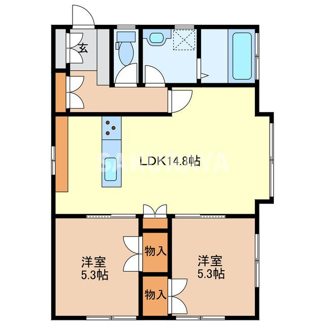 ヴィラ・フェリーチェの間取り