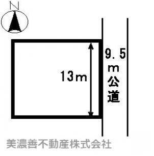 ３１２０１　関市広見東町土地の区画図