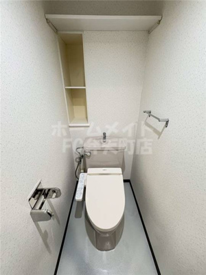 【トイレ】 | ファミール弁天町パークサイド | ゆったりとした空間のトイレです