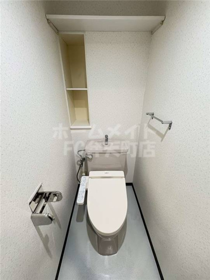 【トイレ】 | ファミール弁天町パークサイド | ゆったりとした空間のトイレです