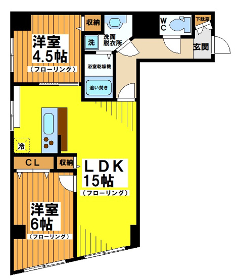 【間取り】 | パールハイツ笹塚