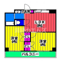 【間取り】 | パシフィックモナークの間取り