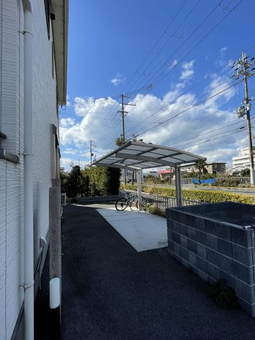 クラウンハイツ宮崎町Ａ・Ｂ棟・アパート2棟・80354の駐輪場