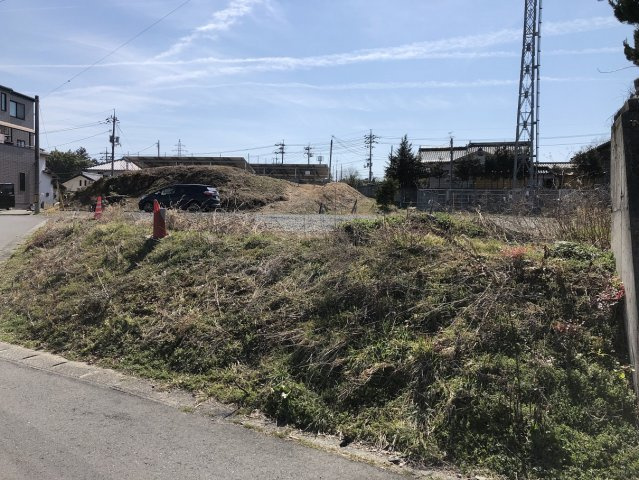 津山市押入・野介代　売土地134坪の前面道路含む現地写真