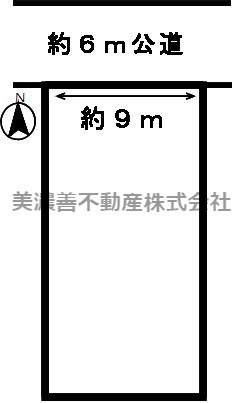 ５１０５６　岐阜市三輪土地の区画図