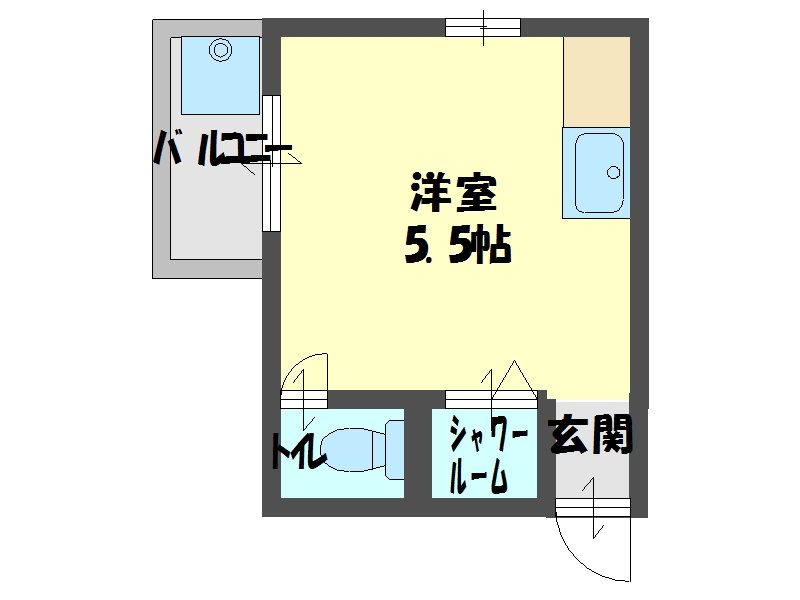 エステート北町の間取り