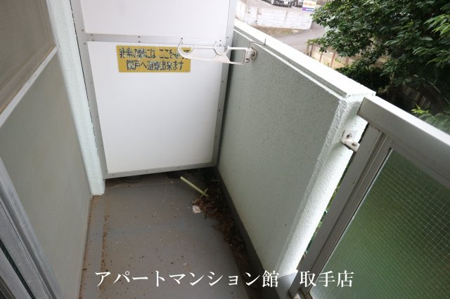 ＴＯＰ取手第二のバルコニー