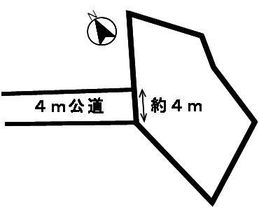 ３９４０３　大垣市荒尾町土地の区画図
