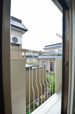 【展望】 | シティハイムセルティアA | 洗濯物干場