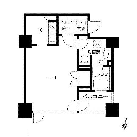プライムメゾン鴨々川の間取り