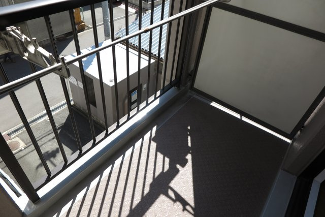 ユーロハイツ難波西のバルコニー
