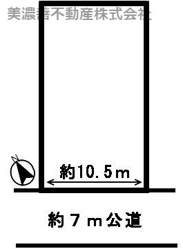 ５０２３２　岐阜市加野土地の区画図