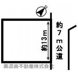 ５２１４９　岐阜市大洞緑山土地の区画図